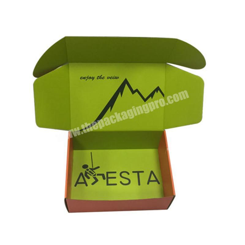 New product recycled corrugated cardboard empty shipping Mailling Box clothing packaging