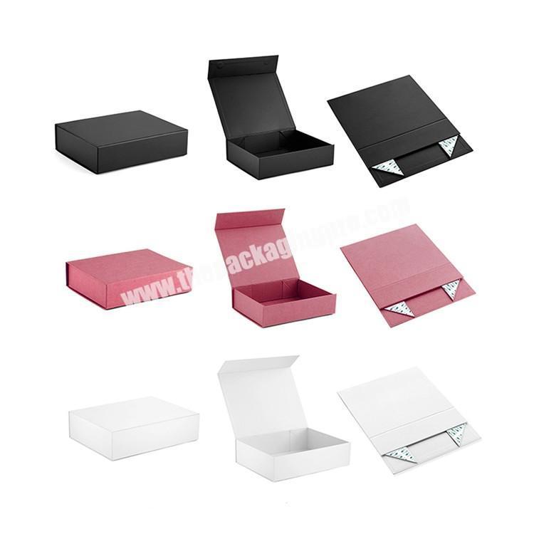 New product wholesale custom white magnetic boxes pet folding box
