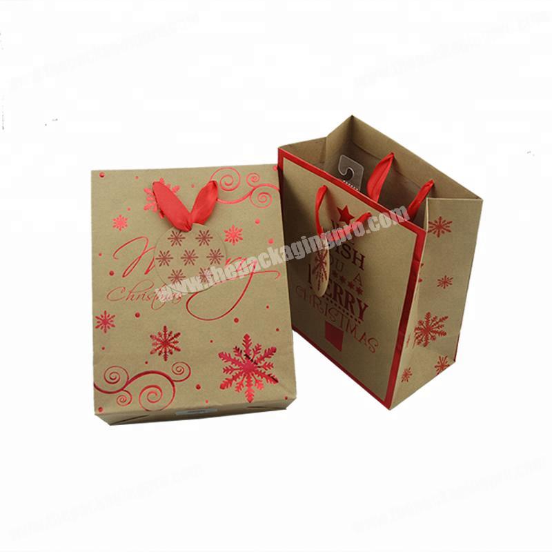 New products kraft paper shopping bag with logo printing wholesale india