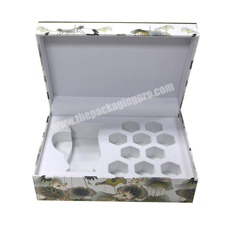 NEW storage rigid box with EVA interior tray fro bottle packaging