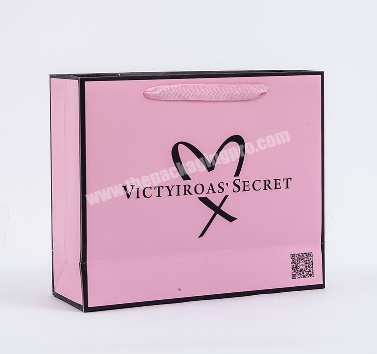 New style customized LOGO paper bag square kraft paper bag can be used for gift goods packaging