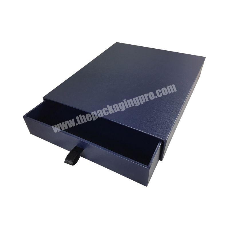 New Style Storage High Quality Cardboard Paper Jewelry Drawer Box And Pouch