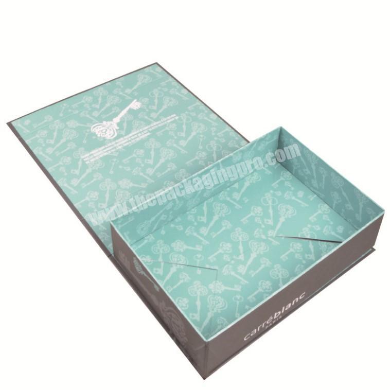 Newest products luxury private label printing paper packaging flat boxes