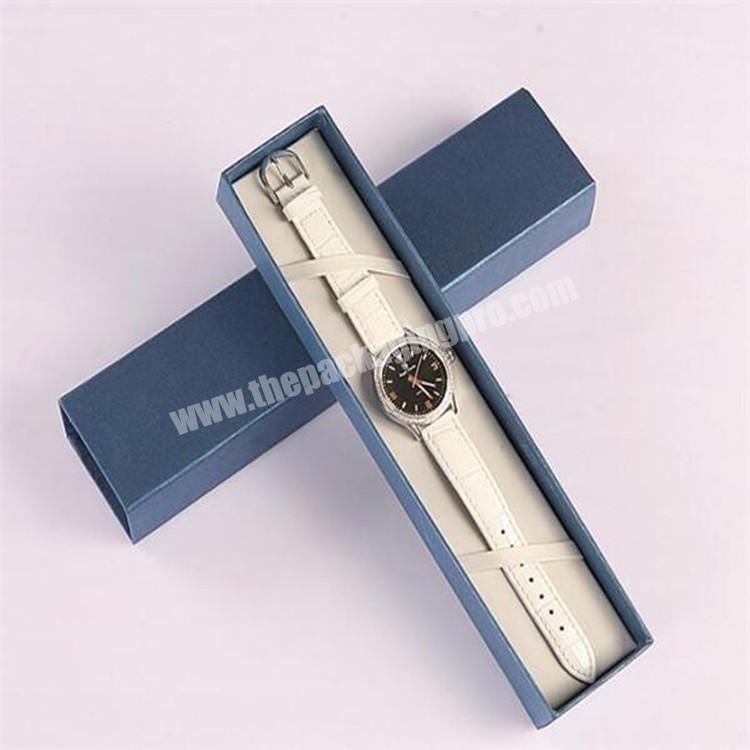Newly fashion unique cardboard paper boxes for watch with custom logo printing design
