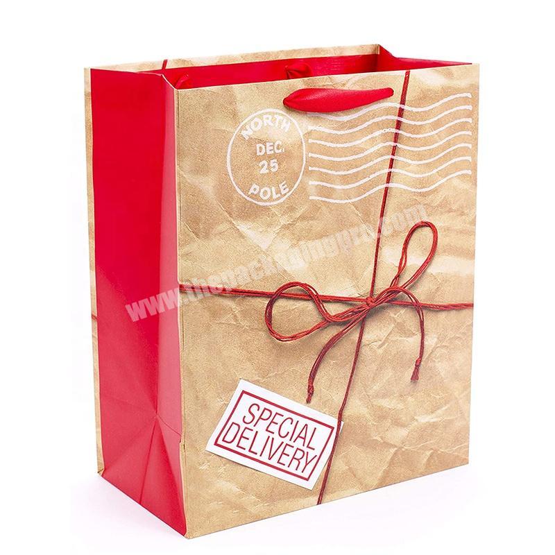 Nice Design High Quality Luxury Christmas Gift Shopping Paper Bag