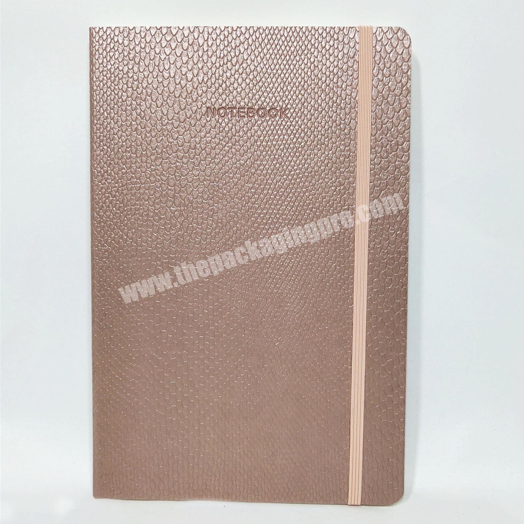 Nice quality happiness diary pu cover diary eco friendly notebook planner