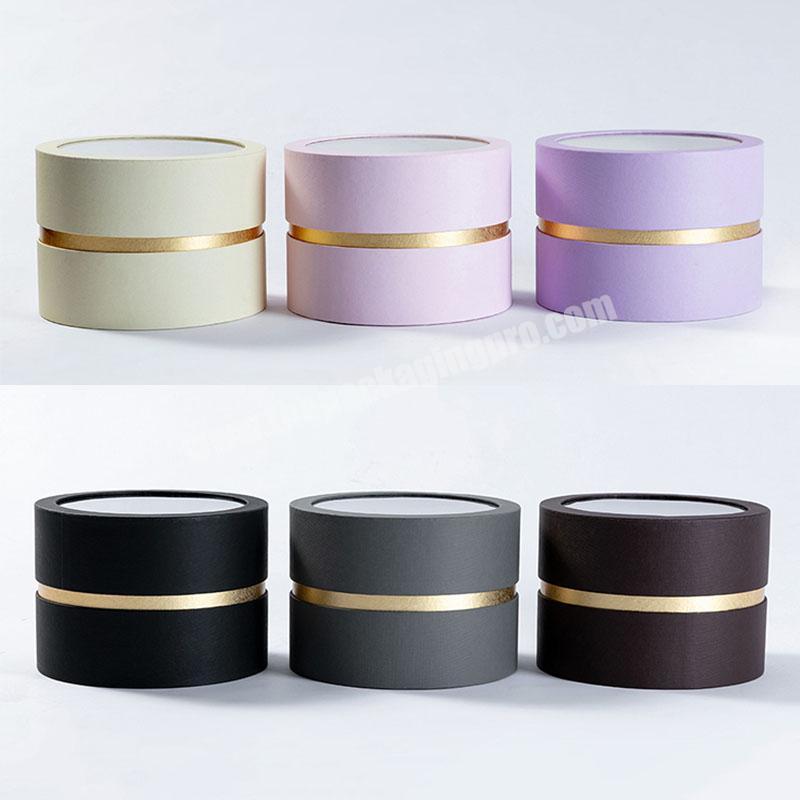 Nice Quality Plants Round Gift Box for Flower Packaging Box witn Window