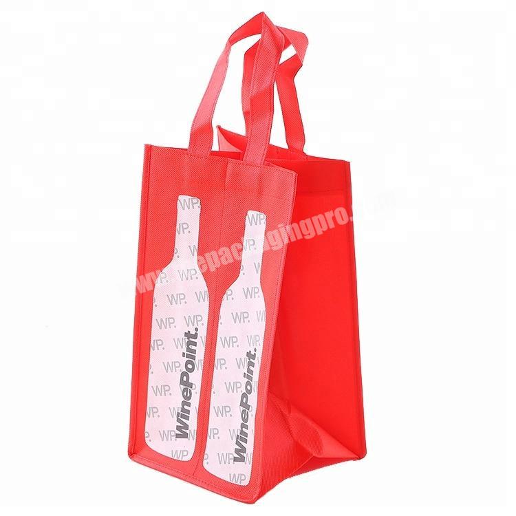 nonwoven fabric carry shopping non woven wine bag