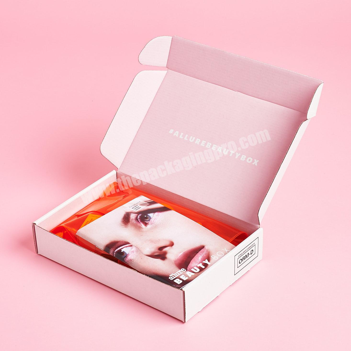 ODMOEM factory custom design beauty box  beauty packaging box with logo