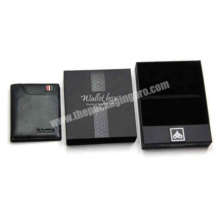ODMOEM Hot sale wholesale custom luxury wallet packaging gift box  wallet box with cheap price