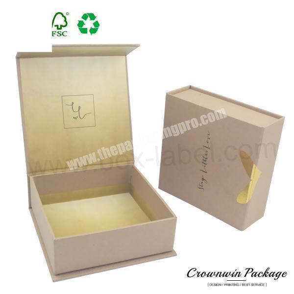 OEM Cardboard Packing Handmade Kraft paper gift box