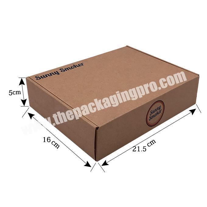 OEM China manufacture foldable carton box corrugated paper Apparel packaging box wholesale die cut mailing box