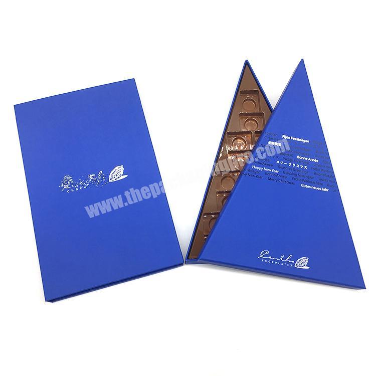 OEM chocolate packaging paper gift box chocolate box for Christmas