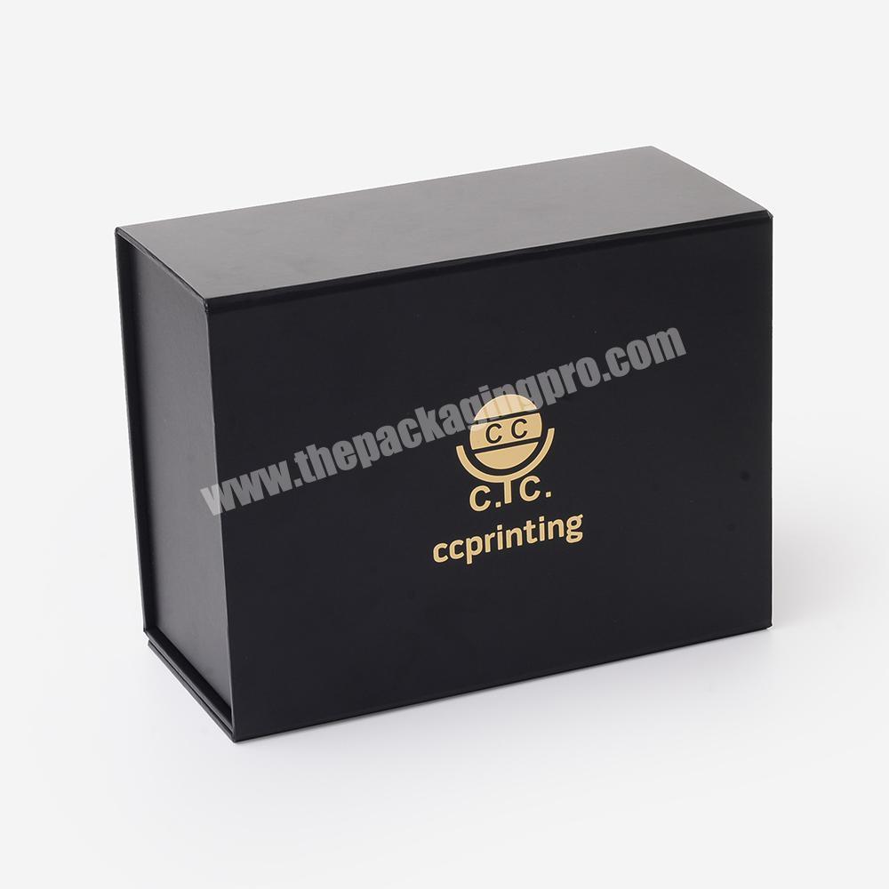 OEM Custom Black Paper Set Different Types with Magnetic Gift Packaging Box