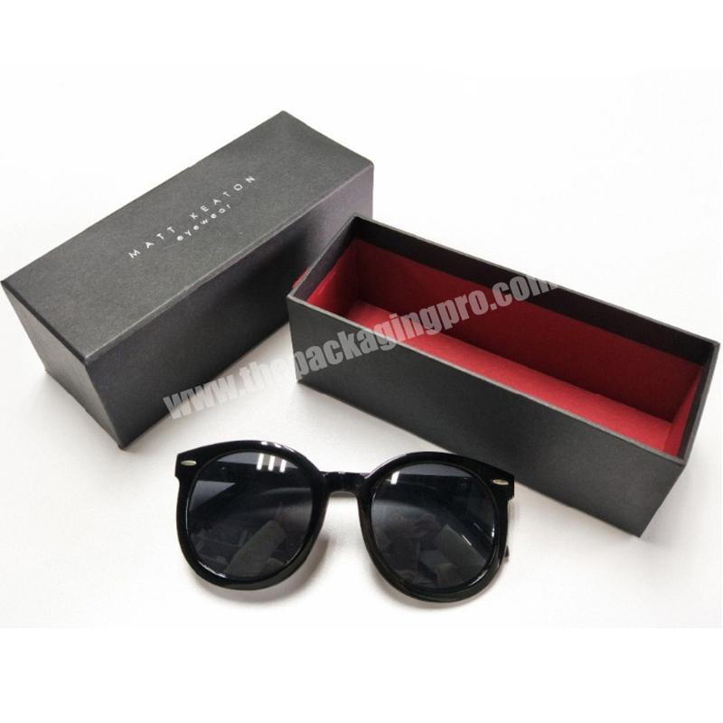 OEM Custom logo cardboard drawer sunglasses packaging boxes