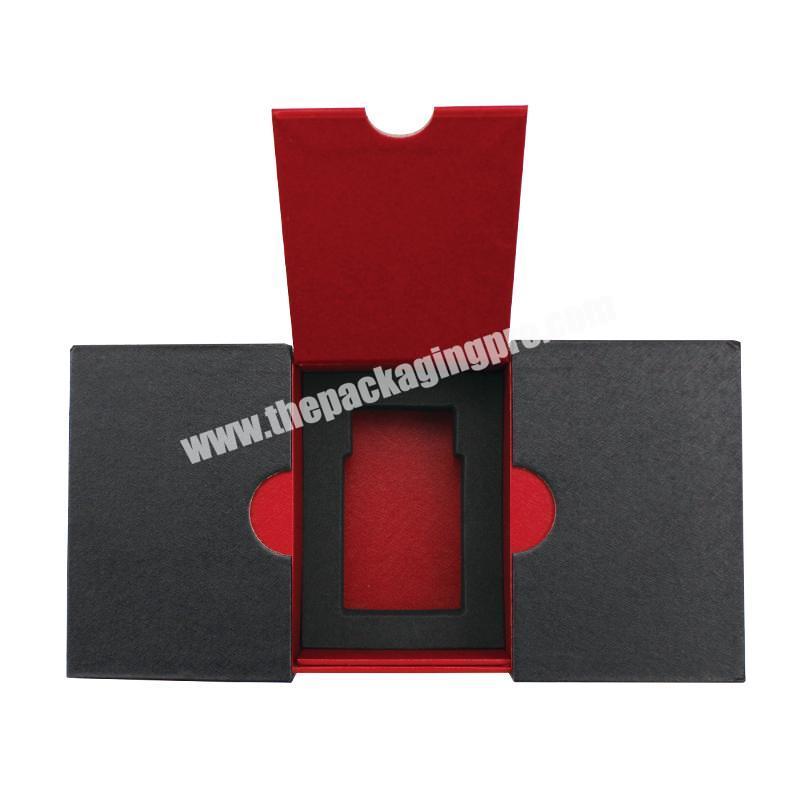 OEM Customize Perfume Box Sleeve Cardboard Packaging With Cut Out EVA Foam Insert