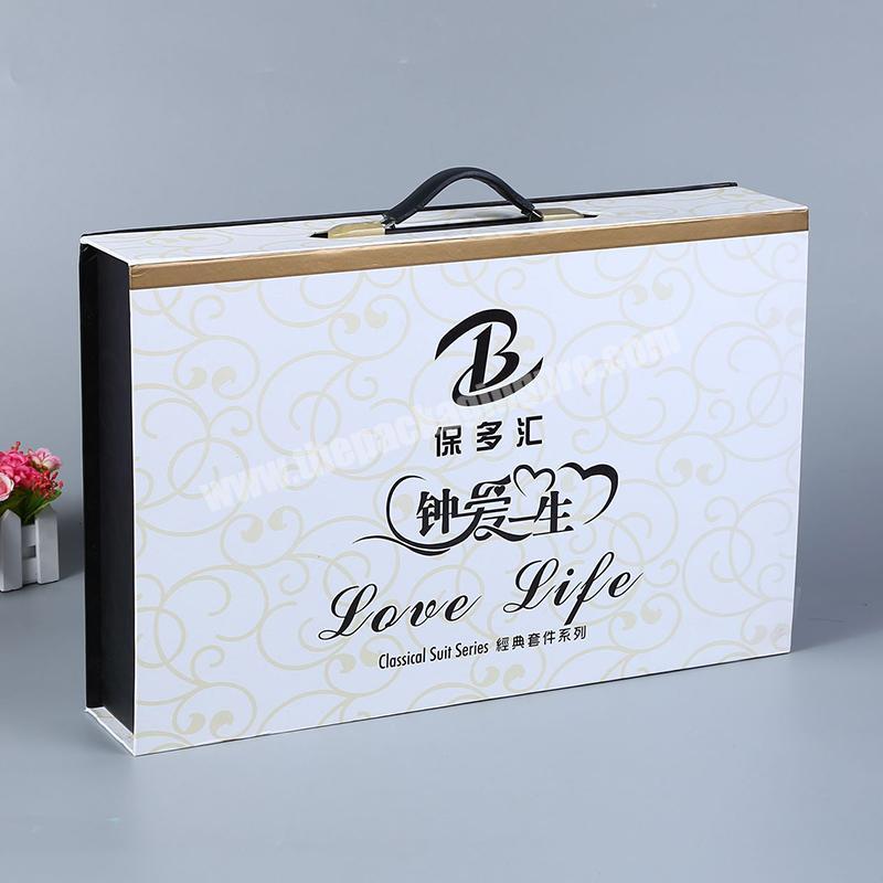 OEM Customized Baby Gift Set Clothing Packaging Suitcase Box