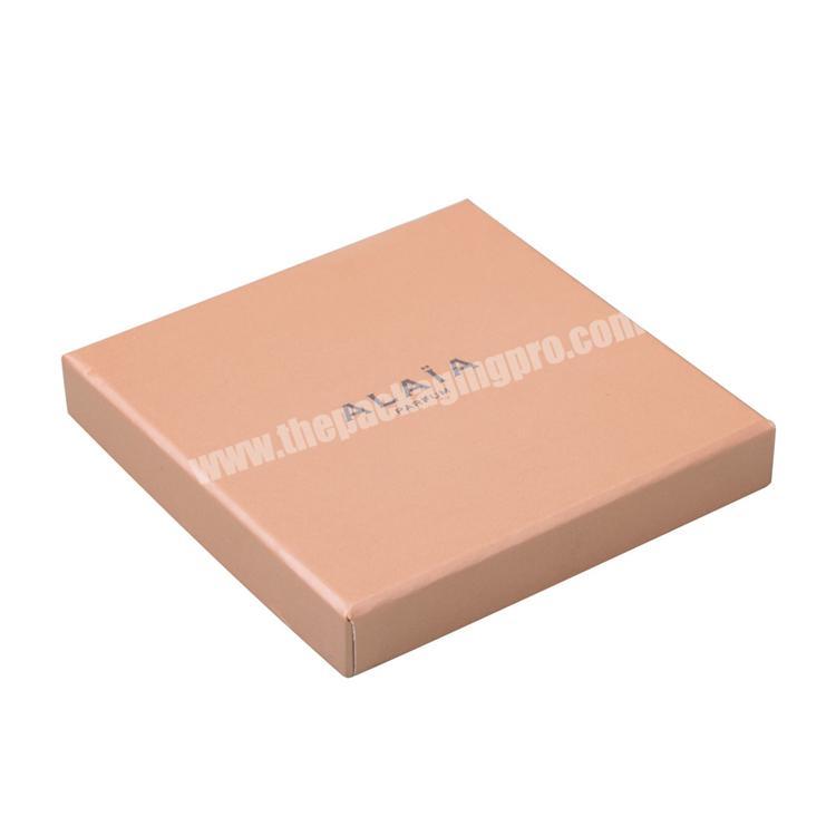 Oem Eco Friendly Kraft Customized Cardboard Paper Luxury Gift Box Silk Scarf Packaging  For Scarves