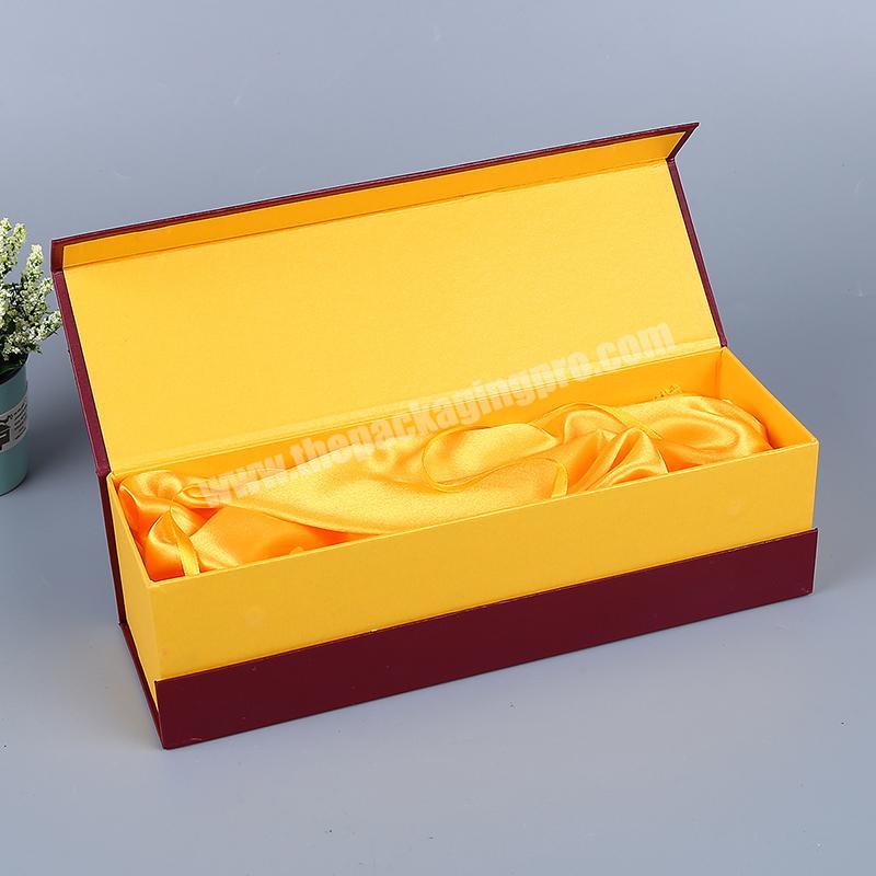 OEM Factory Customized Luxury Magnetic Paper Packaging Wine Box With Neck