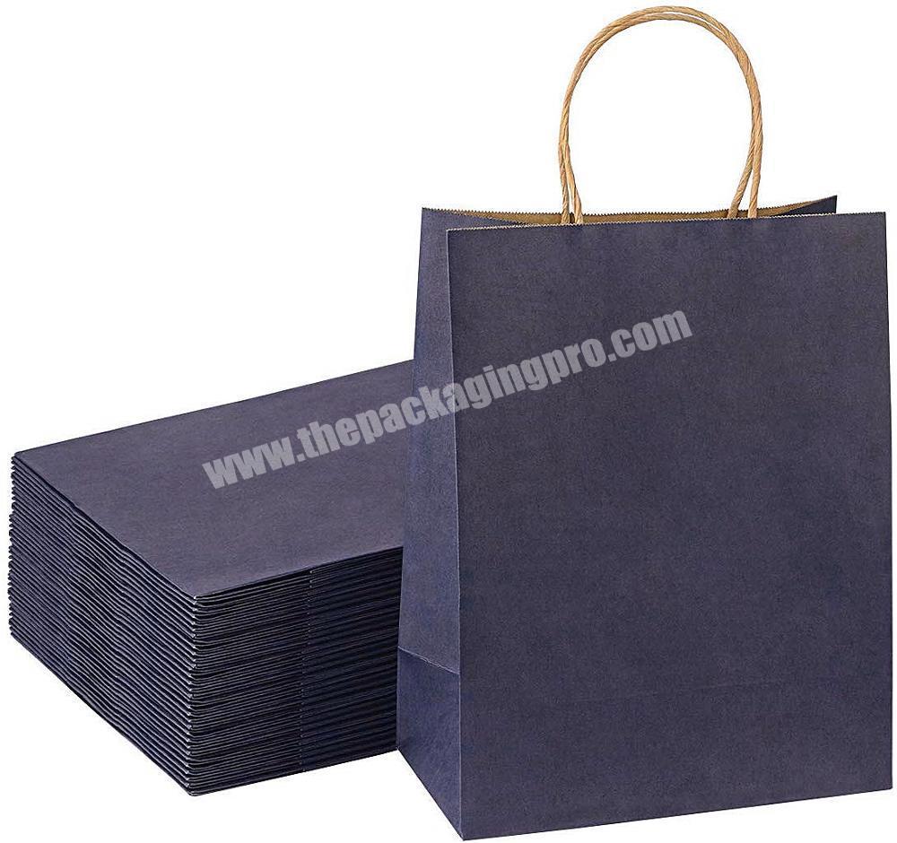 OEM Factory Free samples carton folding paper bag with paper twisted handle