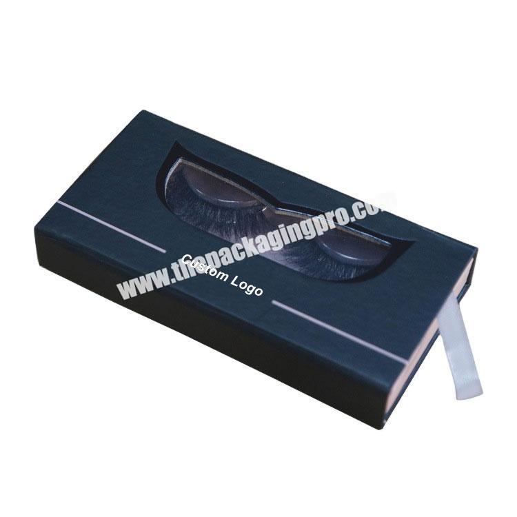 OEM Factory Popular Luxury Cardboard Magnetic Magnetic Lash Eyelash Packaging Flap Box