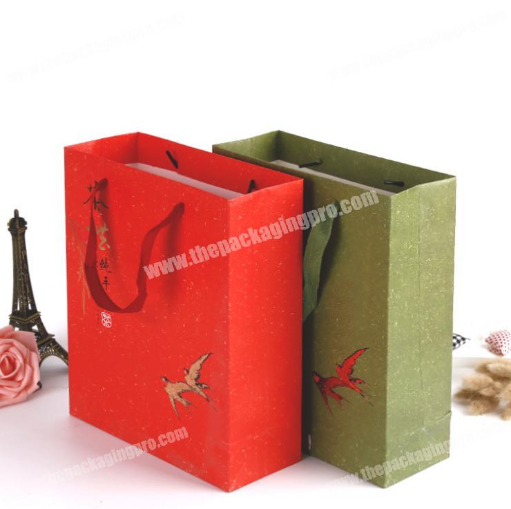 OEM Factory preice fancy tea custom paper gift bag