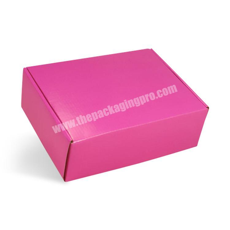 OEM Factory recycled CMYK colored corrugated board carton box