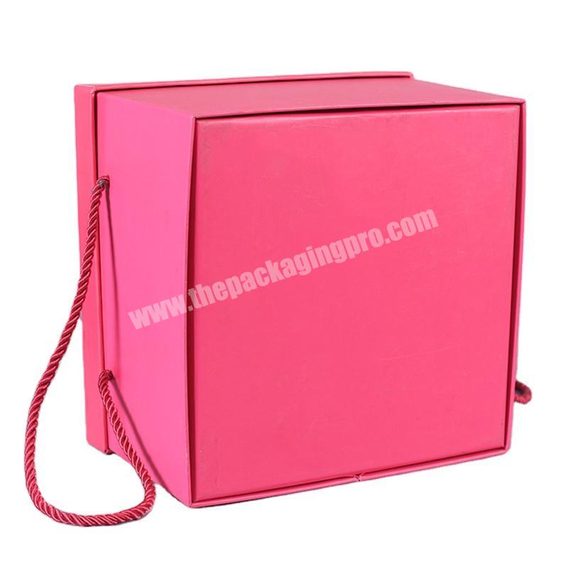 OEM Factory Universal removeable lid gift box customized snack big paper packaging gift box