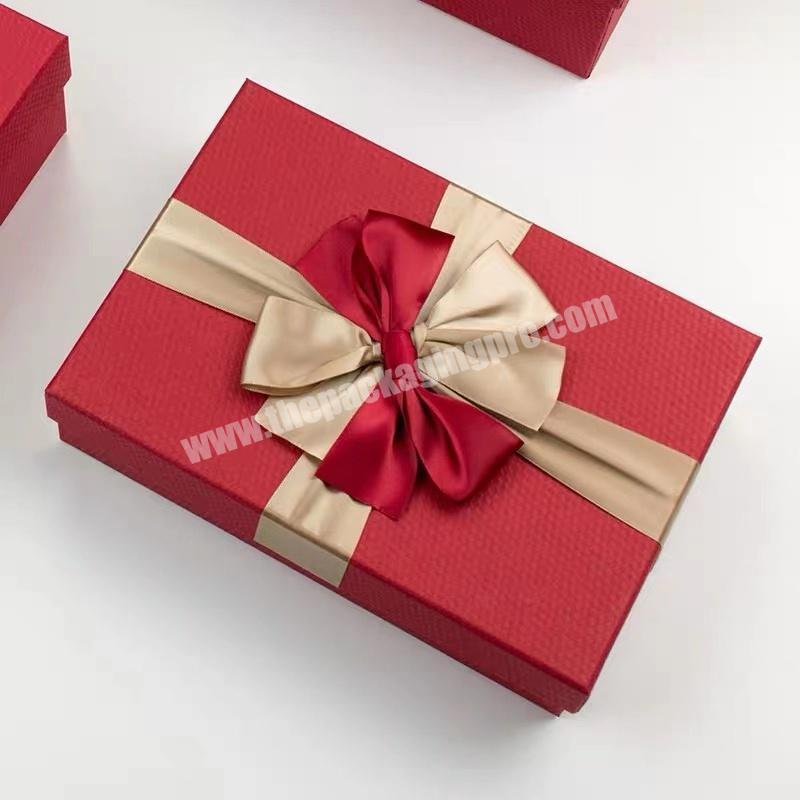 OEM Luxury gift box foldable packaging folding different types personalized paper box with lip and tray