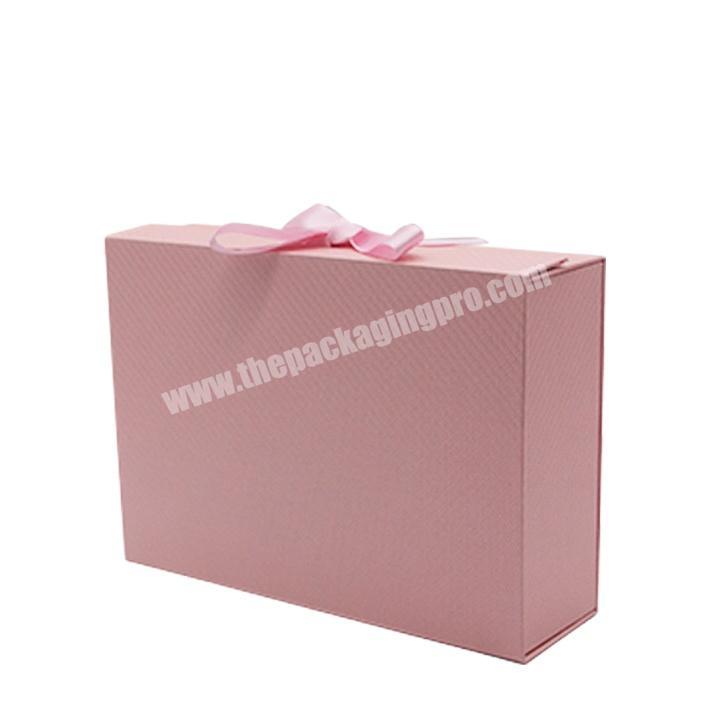 OEM Magnetic Closure Matte Foldable Cardboard Gift Boxes  Flat Folding Cardboard Box Collapsible Magnetic Box