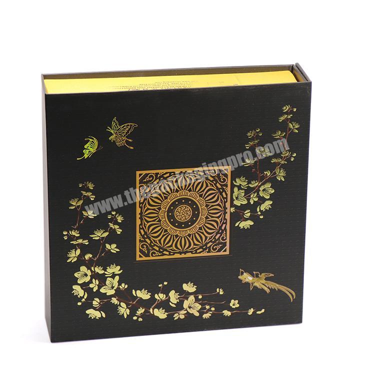 OEM Magnetic Hot Sale Gold Customized Logo Big Packaging Gift Box for Dresses