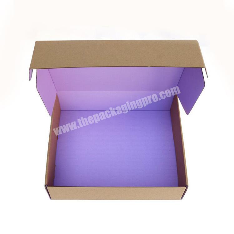 Oem Odm Custom Cmyk Printing Kraft Paper Corrugated Box For Express Logistics Shipping Package