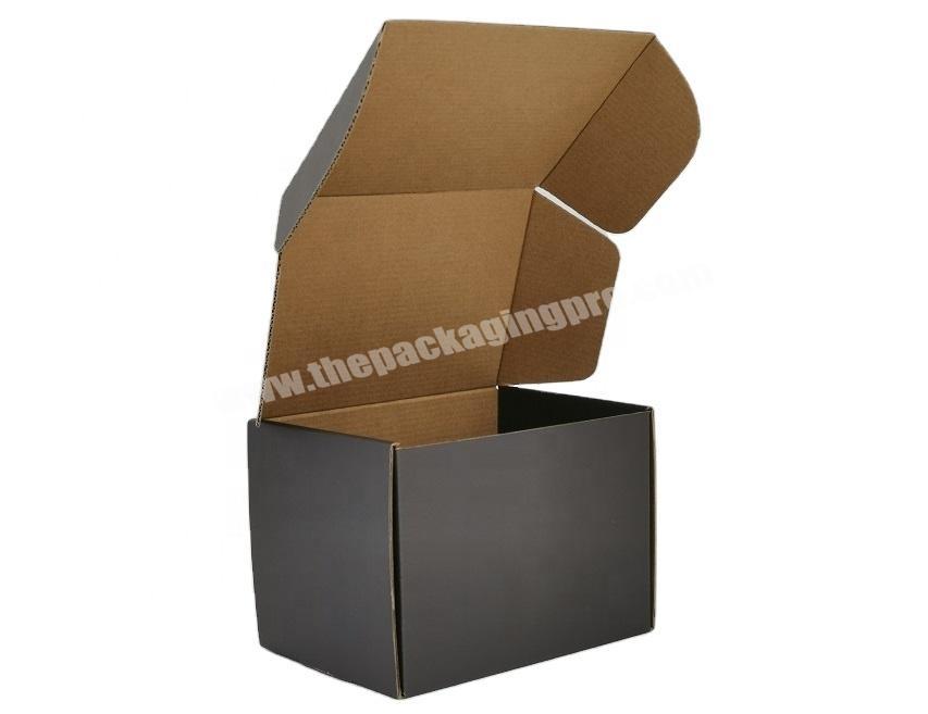 OEM Plain Kraft Plane Shape Carton Shipping Folded Corrugated Boxes