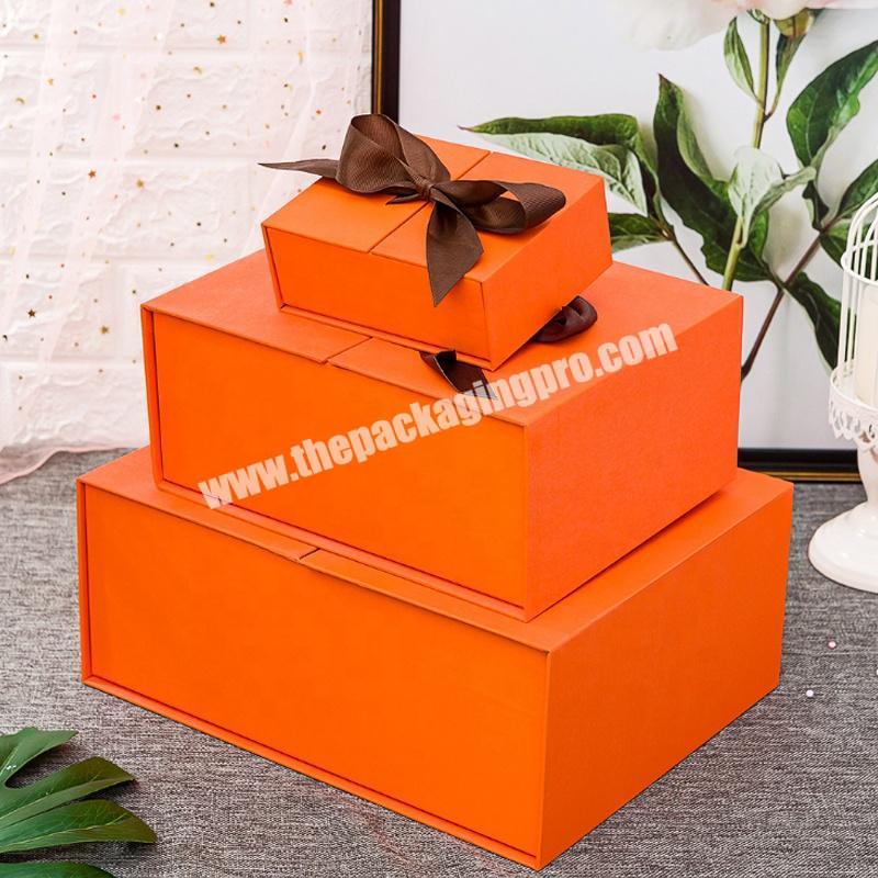 OEM Premium Rigid Hard Collapsible Gift Box Flap Paper Cardboard Packaging Luxury Magnetic Closure Shoe Box Foldable
