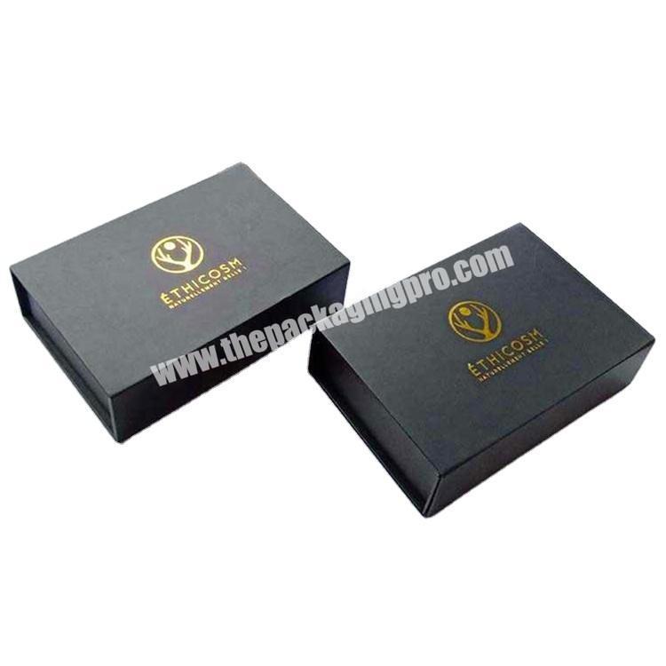 OEM UV Polishing Logo Closure Cardboard Packaging Folding Magnetic Gift Box With Lid