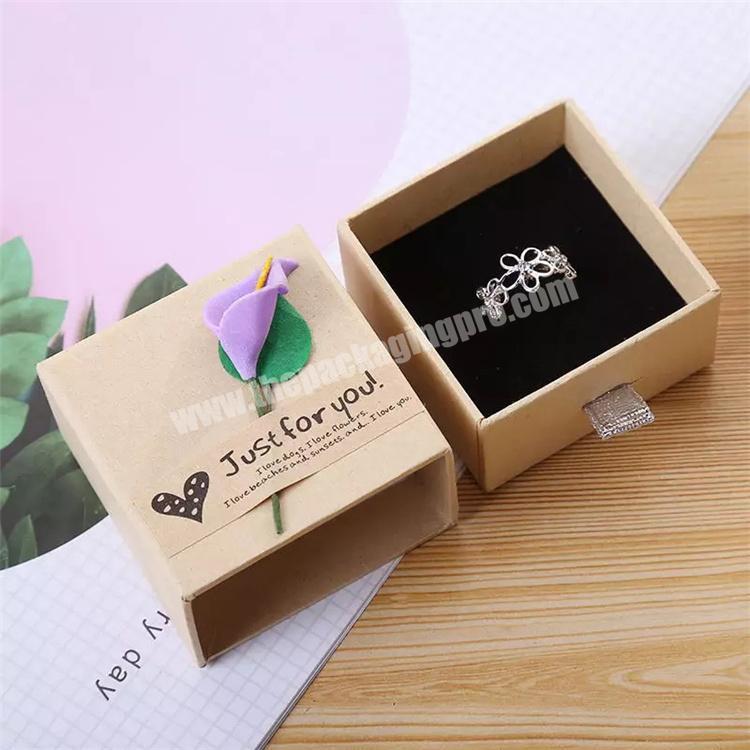 OEMODM Factory Custom Printed Hardcover Jewellery Ring Gift Paper Package Box