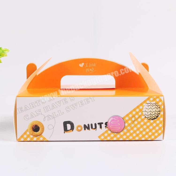 Offset Luxury Food Grade White Paper Gift Sweet Cookie Packaging Box With Inserts