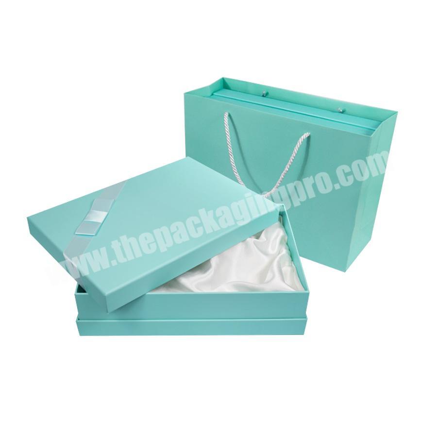 Offset print hot stamping with lamination paper box gift