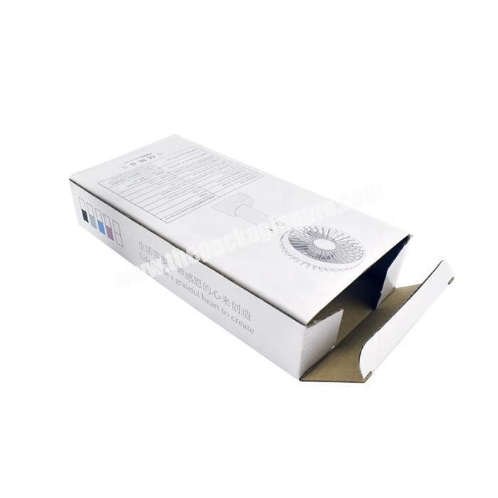 Offset printing custom corrugated paper fan packaging boxes