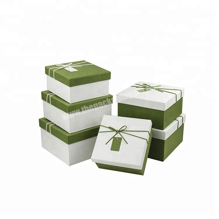 Olive-green Custom Personal Gift Boxes in Chinese Factory