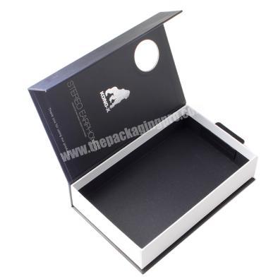 One-stop service custom logo luxury magnetic cardboard electronics packaging box for mobile phones
