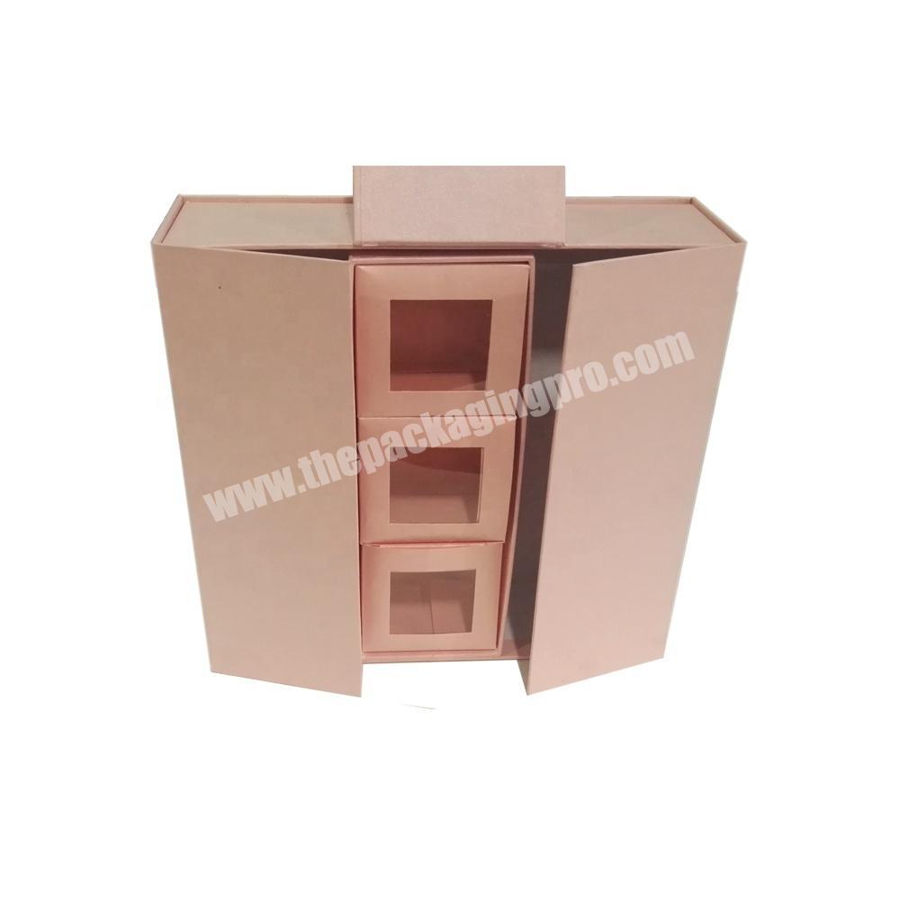 Origami paper packaging box like wardrobe box