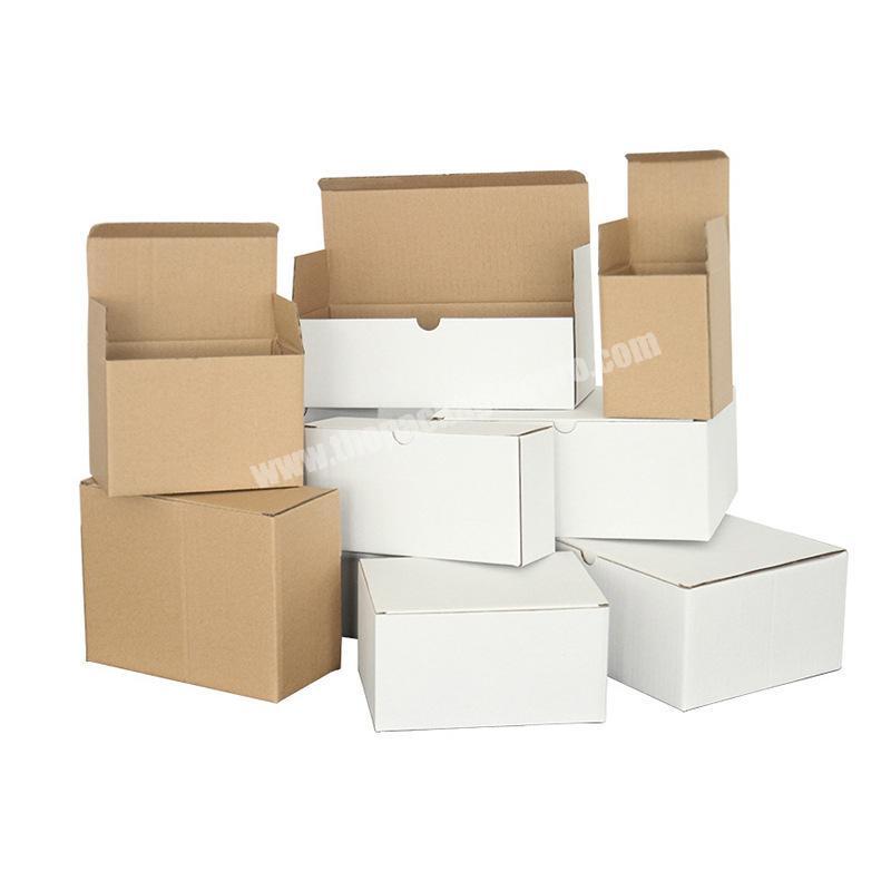 Ouhai Packing Cheap Price Wholesale Waxed White Custom Cardboard Carton Corrugated Box