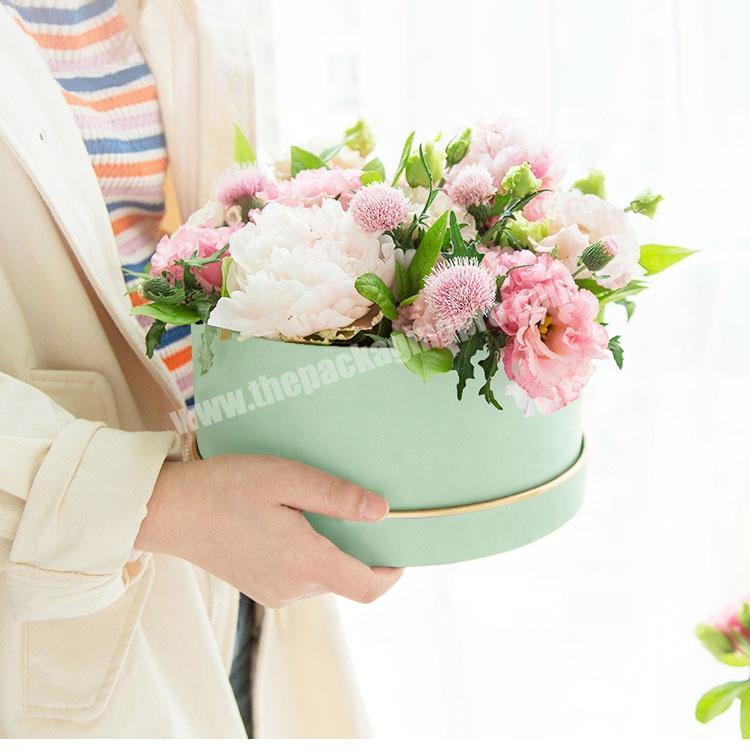Packaging And Printing Supplier In China High-End Gift Box Pink Flower Box For Flowers With Custom Logo
