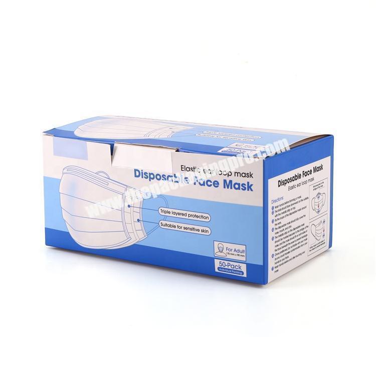 Packaging Box for FFP2 KN95 Certified Face Filter Piece Face Mask  with Customized Printing