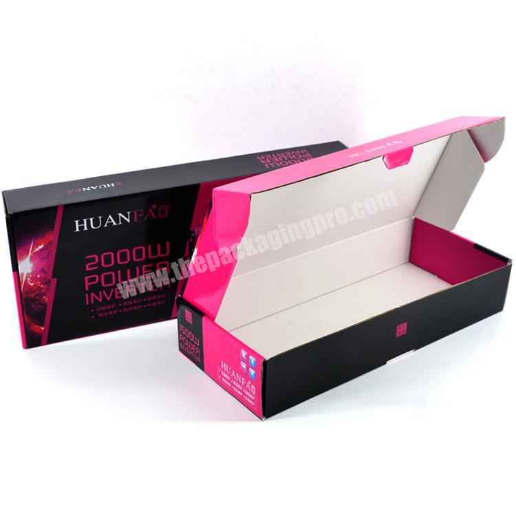 Packaging Box Manufacturer Free design wholesale custom logo corrugated color mailer shipping boxes
