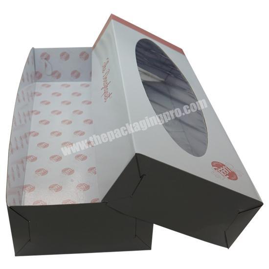 Packaging boxes manufacturer Big corrugated box Flower packaging box with big window