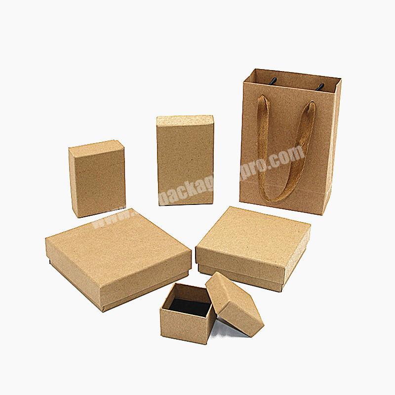 Packaging boxes manufacturer Custom jewelry ribbon folding packaging corrugated kraft display box