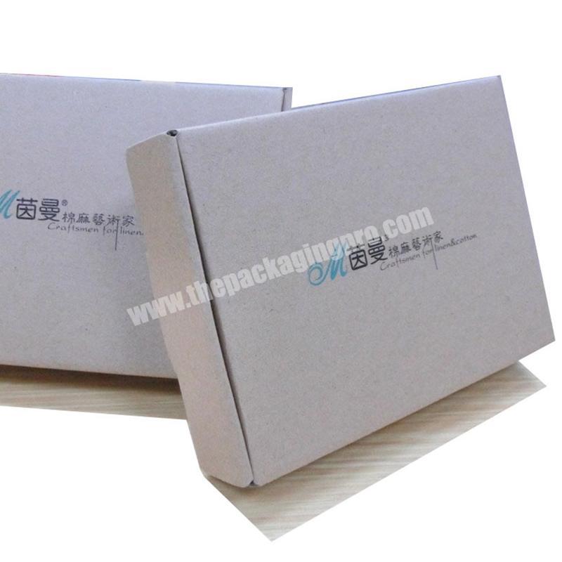 Packaging boxes manufacturer Three layer corrugated board mailing box express packaging tuck end box
