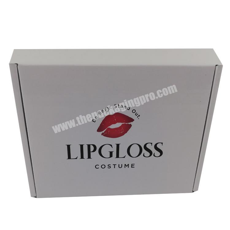 Packaging boxes manufacturer White color corrugated board box Tuck end corrugated carton box